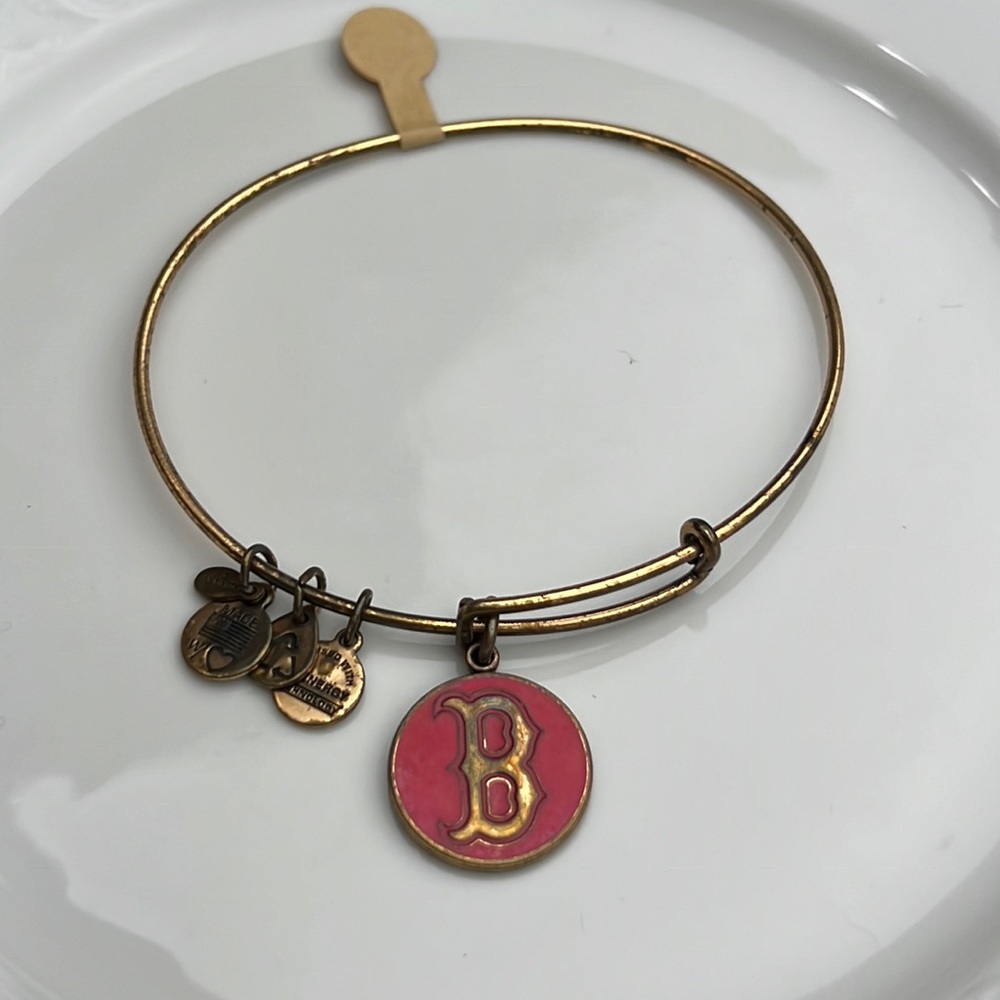 Alex and Ani Boston Bruins Rafaleian Gold Finish Bracelet